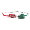 Plastikmodell – ATLANTIS Models 1:72 Snap Huey Helicopter 2 Pack Gunship/ Firefighter – AMCM1026